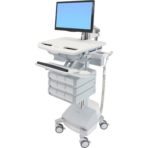 Alzata per monitor Regolabile in altezza Ergotron StyleView SV44 - Fino a 61 cm (24") Supporto schermo - 16,78 kg Capacità