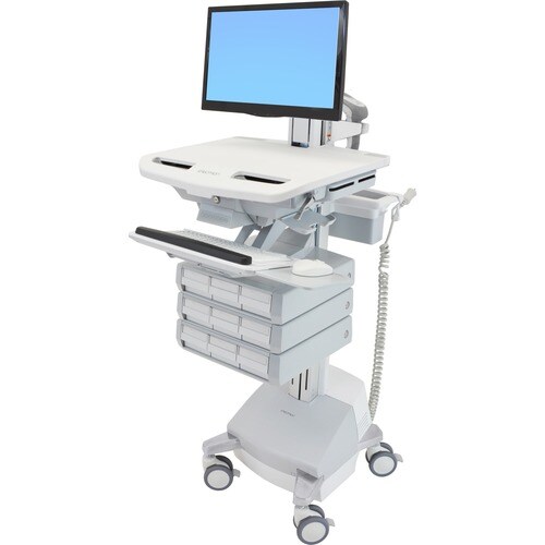 Alzata per monitor Regolabile in altezza Ergotron StyleView SV44 - Fino a 61 cm (24") Supporto schermo - 16,78 kg Capacità