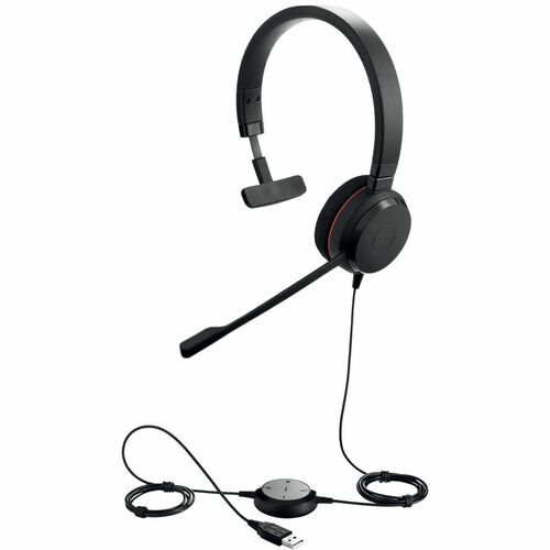 Jabra Evolve 20 MS Mono USB-A
(Überkopfbügel)    
USB-A Anschluss, mit Mute-Taste und Lautstärke-Regler am Kabel
 Zertifiz