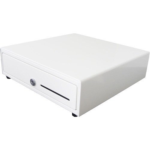 apg®Standard- Duty Point of Sale Cash Drawer | Vasario Series VB320-AW1313-B27 - USD 4 Bill - 4 Coin - 2 Media Slot - Stai