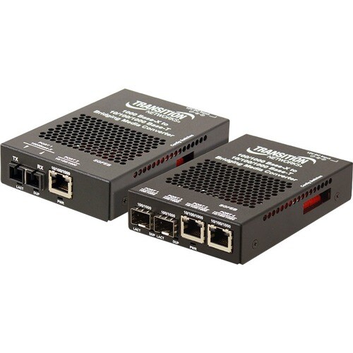 Transition Networks SGFEB1014-130 Transceiver/Media Converter - 1 x Network (RJ-45) - 1 x SC Ports - Single-mode - Gigabit