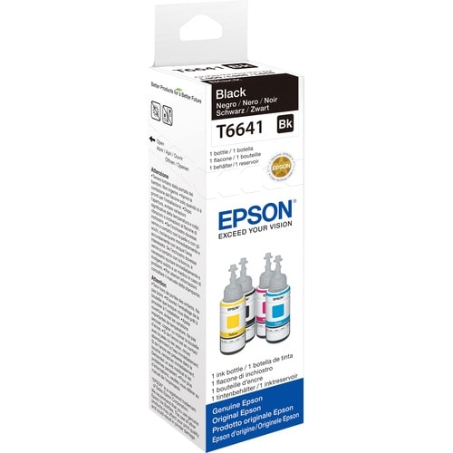 Epson T6641 Ink Refill Kit - Black - Inkjet - 70 mL