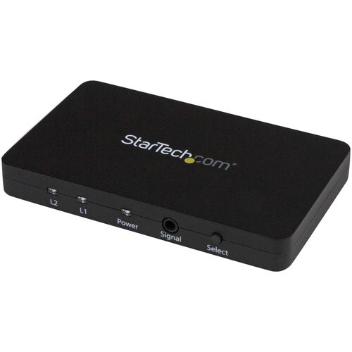 StarTech.com 2-Port HDMI Automatic Video Switch w/ Aluminum Housing and MHL Support - 4K 30Hz - Switch between two HDMI so