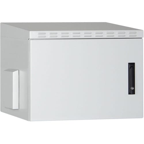 DIGITUS Professional 12U Wall Mountable Rack Cabinet - 482.60 mm Rack Width - Light Grey - Steel