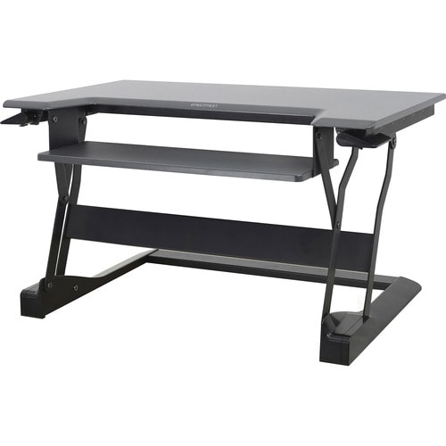 Ergotron WorkFit-T, Stainless steel, Black, 15.9 kg, 380 mm, 22.3 kg, 980 x 710 x 216 mm