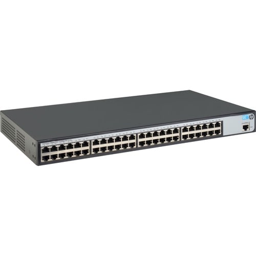 HPE 1620-48G Switch - 48 Ports - Manageable - 10/100/1000Base-T - 2 Layer Supported - 1U High - Rack-mountable