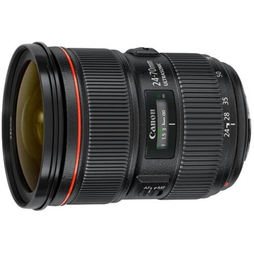 Canon - 24 mm to 70 mmf/2.8 - Standard Zoom Lens for Canon EF - Designed for Digital Camera - 82 mm Attachment - 2.9x Opti