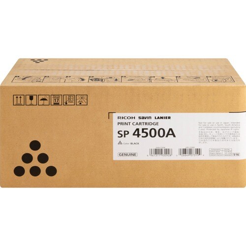 Ricoh SP 4500A Original LED Toner Cartridge - Black - 1 Each - 6000 Pages