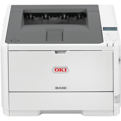 Oki B4300 B432DN Desktop LED Printer - Monochrome - 40 ppm Mono - 1200 x 1200 dpi Print - Automatic Duplex Print - 350 She