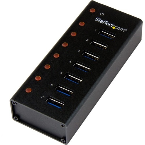 StarTech.com 7 Port USB 3.0 Hub - Metallgehäuse - Desktop oder Wandmontierbar - 7 Total USB Port(s) - 7 USB 3.0 Port(s)