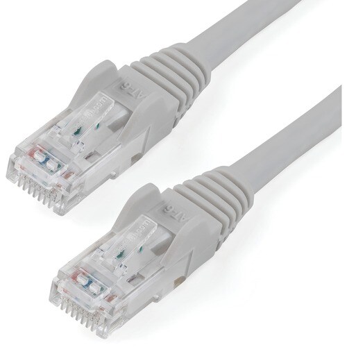 StarTech.com 10m Gray Gigabit Snagless RJ45 UTP Cat6 Patch Cable - 10 m Patch Cord - Ethernet Patch Cable - RJ45 Male to M