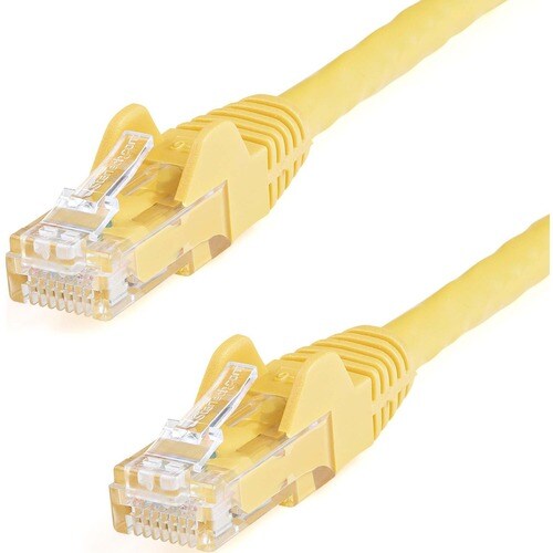 StarTech.com 3m Yellow Gigabit Snagless RJ45 UTP Cat6 Patch Cable - 3 m Patch Cord - Ethernet Patch Cable - RJ45 Male to M