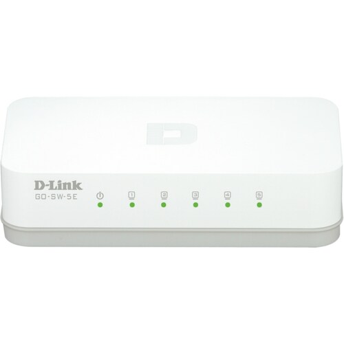 D-Link dlinkgo GO-SW-5E 5 Anschlüsse Ethernet-Switch - 10/100Base-TX - 2 Unterstützte Netzwerkschicht - Desktop