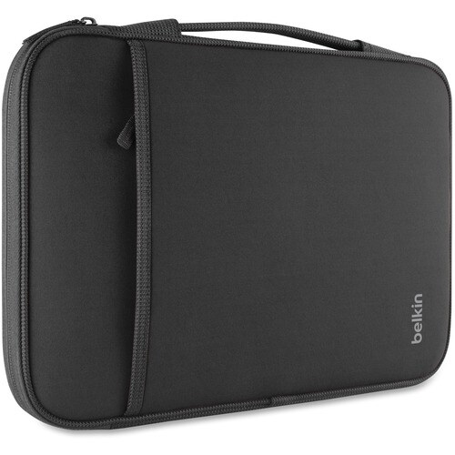Belkin Tasche (Sleeve) für 33 cm (13 Zoll) Notebook - Schwarz - Neopro Außenmaterial - Fleece Innenmaterial - Kratzfestes 