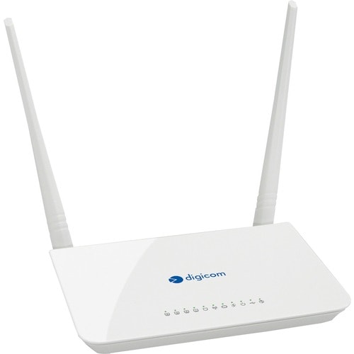 Modem/Router wireless Digicom RAW304G-T07 - Wi-Fi 4 - IEEE 802.11n - ADSL2+ - 2,40 GHz ISM band - 2 x Antenna(2 x Esterno)