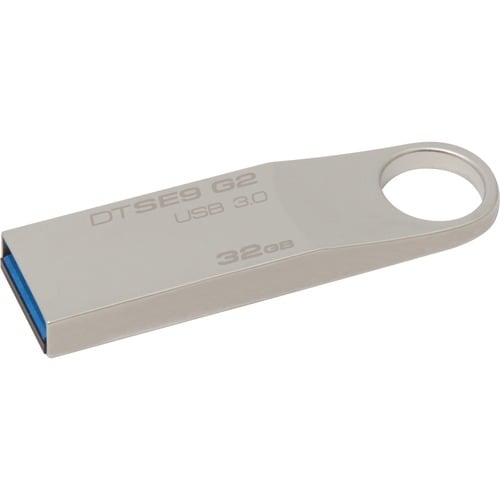Kingston DataTraveler SE9 G2 USB 3.0 Type A Flash Drive - 32 GB - USB 3.0 Type A - 100 MB/s Read Speed - 15 MB/s Write Spe