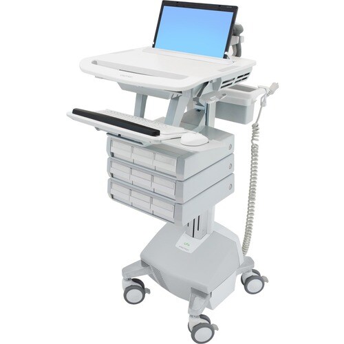 Ergotron StyleView SV44 Height Adjustable Notebook Stand - Up to 43.9 cm (17.3") Screen Support - 9.07 kg Load Capacity - 