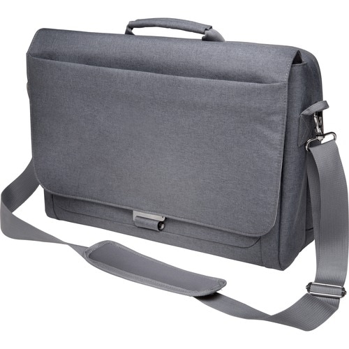 Kensington 62623 Carrying Case (Messenger) for 36.6 cm (14.4") Notebook - Cool Grey - Handle, Shoulder Strap - 292.1 mm He