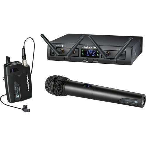Audio-Technica System 10 ATW-1312/L Wireless Microphone System - 2.40 GHz to 2.48 GHz Operating Frequency - 20 Hz to 20 kH