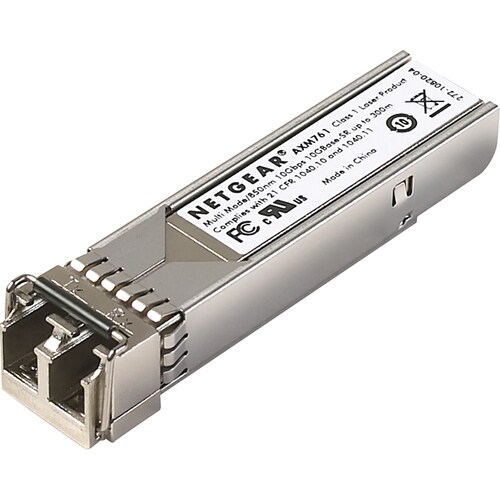 Netgear ProSafe AXM761 SFP+ - 1 x LC Duplex 10GBase-SR Network - 10 - For Data Networking, Optical Network - Optical Fiber