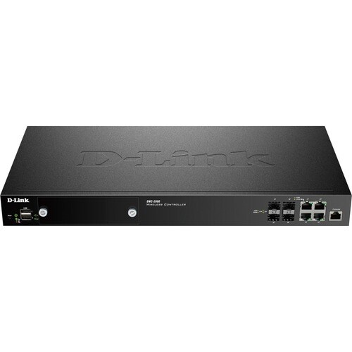 D-Link DWC-2000 Wireless LAN Controller - 4 x Network (RJ-45) - Ethernet, Fast Ethernet, Gigabit Ethernet - Desktop