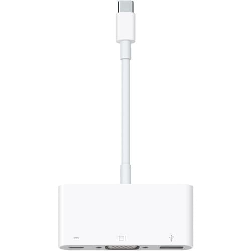 Apple USB-C VGA Multiport Adapter - USB/VGA Video/Data Transfer Cable for iPod, iPhone, iPad, MacBook, Projector, TV - Fir