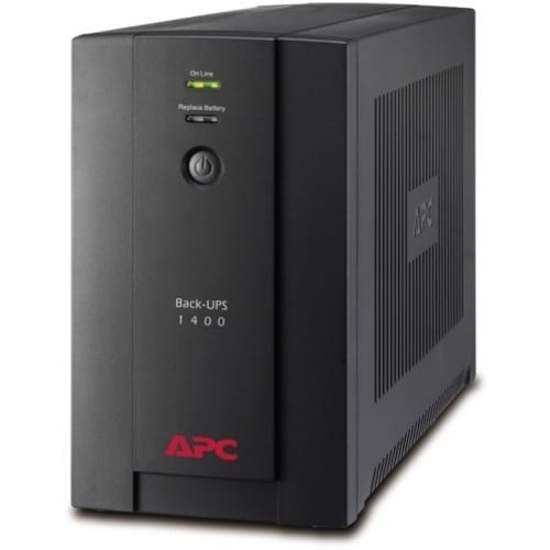 APC by Schneider Electric Back-UPS Line-interactive UPS - 1.40 kVA/700 W - Tower - 8 Hour Recharge - 230 V AC Input - 230 