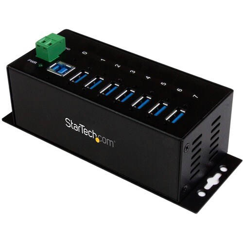 StarTech.com HUB Industriale USB 3.0 a 7 porte - Perno e concentratore USB 3.0 con ESD e protezione da sovratensioni - 7 T