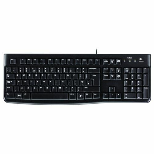 Logitech K120 Tastatur - Kabel Konnektivität - USB Schnittstelle - Englisch (US), International - USB Schnittstelle