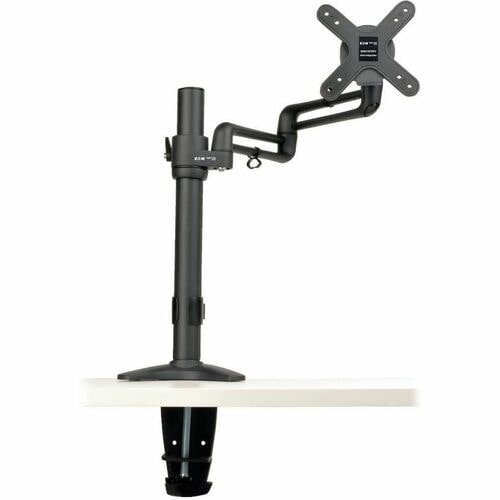 Eaton Tripp Lite Series Full Motion Flex Arm Desk Clamp for 13" to 27" Monitors - 22 lb Load Capacity - Steel, Metal - Black"