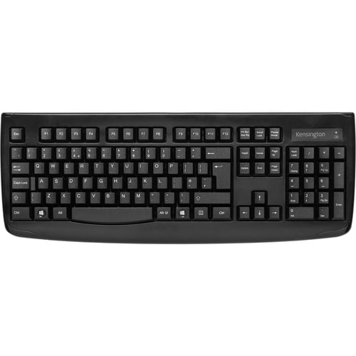 Kensington Pro Fit Keyboard - Wireless Connectivity - USB Interface - QWERTY Layout - Black - Membrane Keyswitch - RF - De