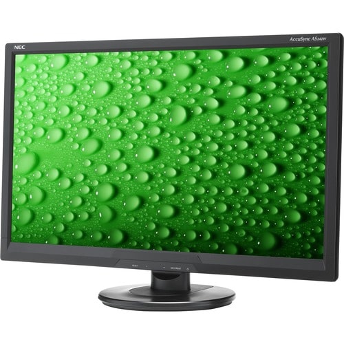 NEC Display AccuSync AS242W-BK 24" Full HD LED LCD Monitor - 16:9 - Black - 24.00" (609.60 mm) Class - 1920 x 1080 - 16.7 