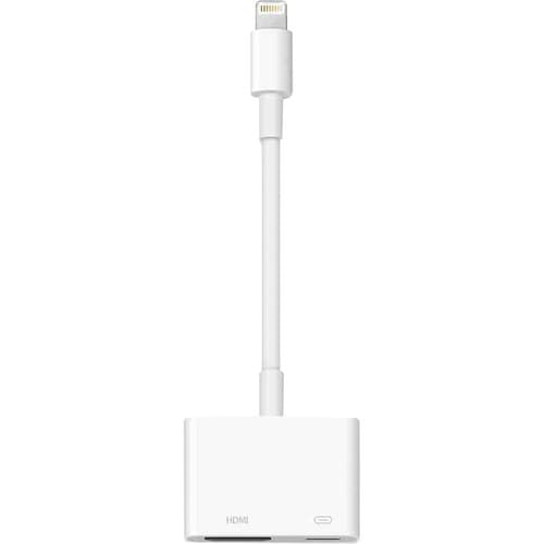 Apple Lightning Digital AV Adapter - HDMI/Lightning A/V Cable for Audio/Video Device, iPod, iPad, iPhone, TV, Projector - 