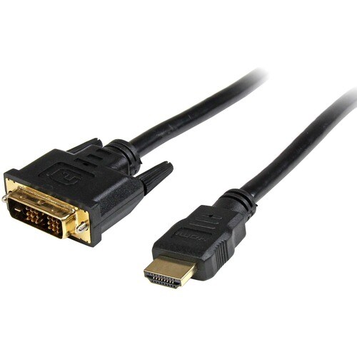 StarTech.com 3 m DVI/HDMI Videokabel für Audio-/Video-Gerät, TV, Projektor, Optisches Laufwerk, Monitor, Videogerät, LCD-T