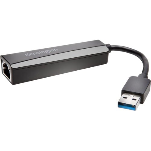 Kensington UA0000E Gigabit-Ethernet-Karte für Computer, Notebook - 10/100/1000Base-T - Desktop - USB 3.0 - 1 Anschluss(e) 