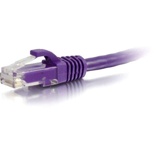 C2G 7ft Cat6 Ethernet Cable - Snagless Unshielded (UTP) - Purple - Category 6 for Network Device - RJ-45 Male - RJ-45 Male