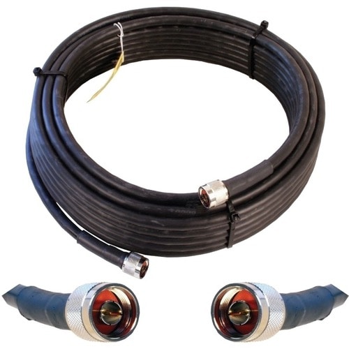 Wilson 60ft WILSON400 Ultra Low Loss Coax Cable (Equivalent to LMR400- N Male - N Male) - 60 ft Coaxial Antenna Cable for 