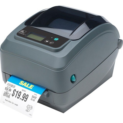 Zebra GX420d Desktop Direct Thermal Printer - Monochrome - Label Print - USB - Serial - Parallel - 4.09" Print Width - 6 i