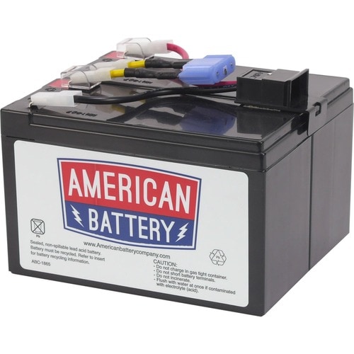 ABC RBC48 Replacement Battery - 7000 mAh - 12 V DC - Lead Acid - Spill-proof/Maintenance-free - Hot Pluggable - Hot Swappa