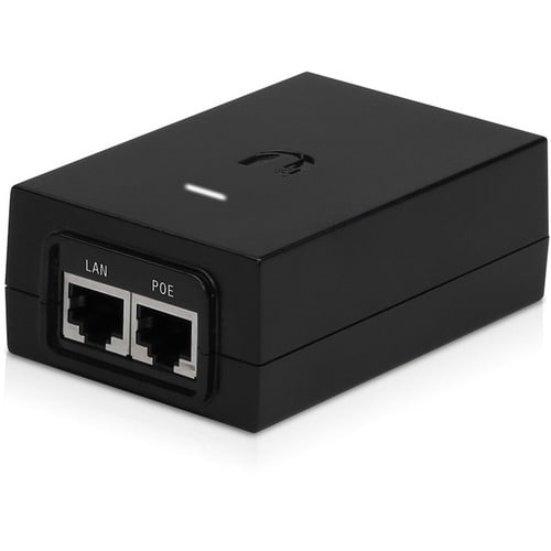 Ubiquiti PoE Injector - 120 V AC, 230 V AC Input - 24 V DC, 1.25 A Output - Ethernet Input Port(s) - Ethernet Output Port(