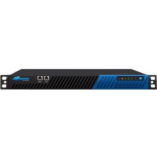 Barracuda 460 Network Security/Firewall Appliance - 2 Port - 10/100/1000Base-T - Gigabit Ethernet - 2 x RJ-45 - 1U - Rack-