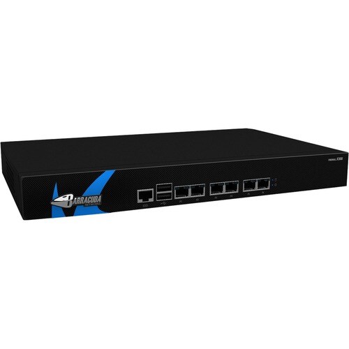 Barracuda X300 Network Security/Firewall Appliance - 6 Port - 10/100/1000Base-T - Gigabit Ethernet - AES (128-bit), AES (2