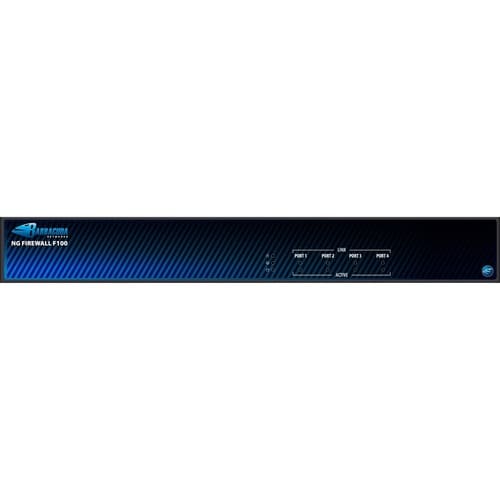 Barracuda F100 Network Security/Firewall Appliance - 4 Port - 10/100/1000Base-T - Gigabit Ethernet - 4 x RJ-45 - Desktop
