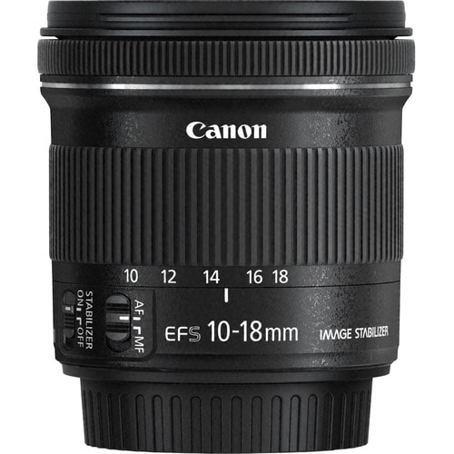 Canon - 10 mm to 18 mmf/5.6 - Wide Angle Zoom Lens for Canon EF-S - Designed for Digital Camera - 67 mm Attachment - 0.15x