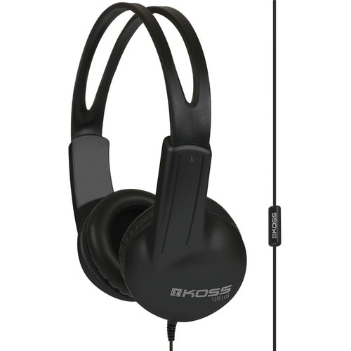 Koss UR10i On-Ear Headphones - Stereo - Mini-phone (3.5mm) - Wired - 32 Ohm - 60 Hz - 20 kHz - Over-the-head - Binaural - 