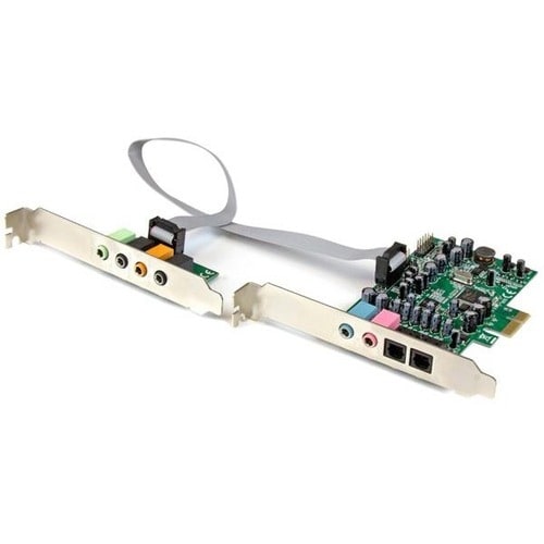 StarTech.com Scheda Audio interna PCI Express surround 7.1 canali - PCI Surround Sound Card a 24-bit , 192Khz - C-Media - 