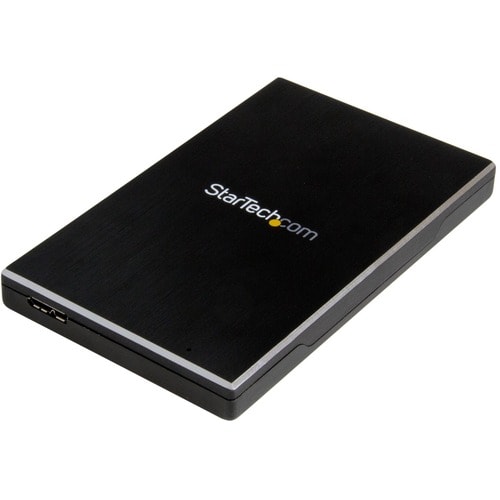 StarTech.com 2.5" External Hard Drive Enclosure - Supports UASP - Aluminum - USB 3.1 Enclosure - SSD/HDD Enclosure - Get r