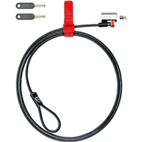 Kensington ClickSafe K64637WW Notebook Lock - 5 ft (1.52 m) Dia) Cable - Keyed Lock - Steel