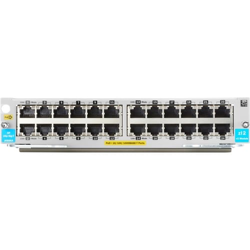 HPE Expansion Module - 24 x RJ-45 1000Base-T LAN - 1 - For Data Networking - Twisted PairGigabit Ethernet - 1000Base-T - 1