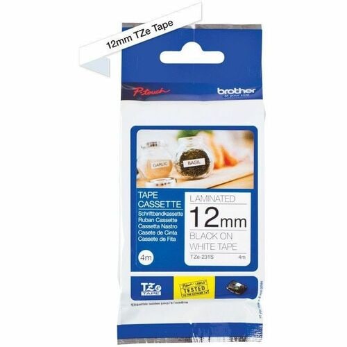 Brother P-touch Label Tape - - DiameterTape - White - 1 / Pack